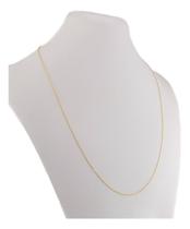 Cordão De Ouro 18k Masculino Corrente Cadeado 1.0 70 Cm Amar Amarelo
