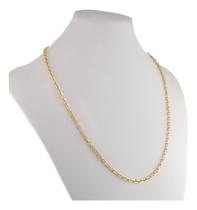 Cordão De Ouro 18k Masculino Corrente Cadeado 3.6 60 Cm