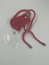 Cordão De Pescoço Ajustável para celular com suporte transparente REF 205