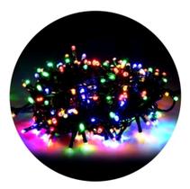 Cordão De Pisca Arroz Colorido, 4,2m, 100 Lâmpadas, 127v