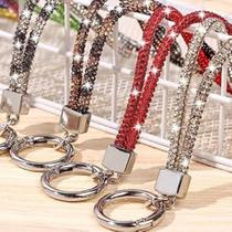 Cordão de Pulso para Celular / Chaveiro / Telefone Anti Perda Strass Brilhante Cordinha