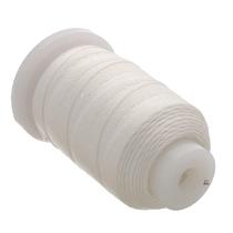 Cordão de rosca The Beadsmith Pure Silk Cord branco tamanho F 128m