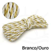 Cordão de São Francisco Mescla Metalizado 6 mm - 10 metros