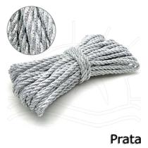 Cordão de São Francisco Metalizado 6 mm - 10 metros