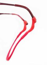Cordão De Silicone Para Óculos Infantil Com Gancho Vermelho Cordão De Silicone Para Óculos Infantil Com Gancho Vermelho