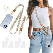 Cordão de telefone com alça tiracolo Piefly Floral Flower Women