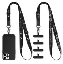 Cordão de telefone COOKOOKY Universal Crossbody Patch ajustável Cordão de telefone COOKOOKY Universal Crossbody Patch ajustável