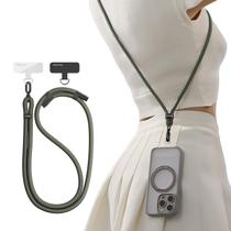 Cordão de Telefone Crossbody TORRAS Ajustável Anti-Roubo - Cor Oliva Cordão de Telefone Crossbody TORRAS Ajustável Anti-Roubo - Cor Oliva