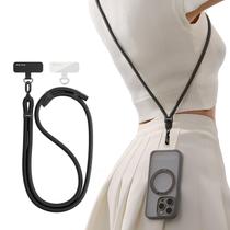 Cordão de Telefone Crossbody TORRAS com 2 Abas - Preto Cordão de Telefone Crossbody TORRAS com 2 Abas - Preto