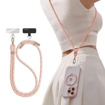 Cordão de Telefone Crossbody TORRAS Rosa com 2 Abas