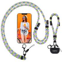 Cordão de telefone Kaptron Universal com pulseira verde, pacote com 2