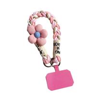 Cordão De Telefone Trançado Grosso E Durável Ajuste Universal Anti-Perda Fácil De Segurar Corda