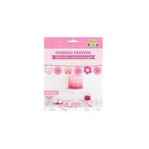 Cordão Decorativo Festivo Candy Fancy Girl Com 4 Metros Rosa Cordão Decorativo Festivo Candy Fancy Girl Com 4 Metros Rosa
