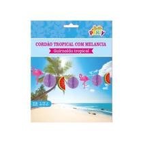 Cordão Decorativo Tropical Com 4 Metros Roxo