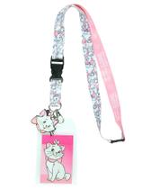 Cordão Disney Aristocats Marie Breakaway com porta-crachá de identificação
