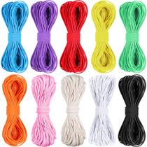 Cordão elástico Boao 131 jardas multicolorido de 1 mm para fabricação de joias Cordão elástico Boao 131 jardas multicolorido de 1 mm para fabricação de joias