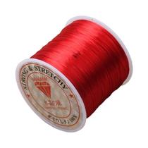 Cordão Elástico De Cristal 60M 0.5-1.2mm Fio Elástico Para Fazer Pulseiras Colares Joias DIY