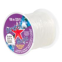 Cordão elástico Stretch Magic Clear 0,8 mm de diâmetro 100 m Cordão elástico Stretch Magic Clear 0,8 mm de diâmetro 100 m