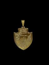 Cordão elo cadeado 4mm com pingente do Vasco Cordão elo cadeado 4mm com pingente do Vasco