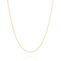 Cordão elo cadeado oval folheado a ouro 532387 Rommanel Cordão elo cadeado oval folheado a ouro 532387 Rommanel