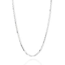 Cordão elo piastrine de prata 925 830067 Rommanel