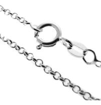 Cordão Elo Português Em Prata 925 3mm Cadeado Corrente 45cm