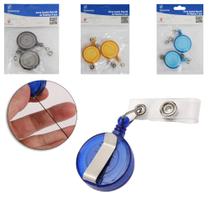 Cordao extensivel para porta cartao / cracha de plastico com 2 pecas Cordao extensivel para porta cartao / cracha de plastico com 2 pecas