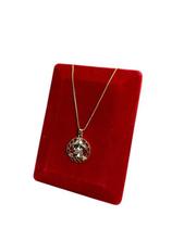 Cordão Feminino 1mm Casal Redondo Cravejado - Banhado a Ouro