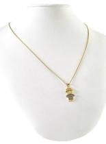 Cordão Feminino 1mm Menino Cravejado - Banhado a Ouro 18k