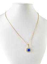 Cordão Feminino 1mm Olho Grego Redondo - Banhado a Ouro 18k Cordão Feminino 1mm Olho Grego Redondo - Banhado a Ouro 18k