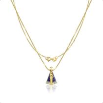 Cordão Feminino Ouro 18k + 1 Pingente N.s Aparecida 40cm