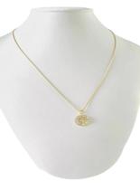 Cordão Feminino Ouro 18k - Árvore Pedras - 50cm