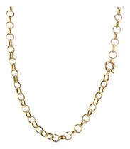 Cordão Feminino Ouro 18k Elos Portugueses 9.3 60 Cm Colar Am Amarelo Cordão Feminino Ouro 18k Elos Portugueses 9.3 60 Cm Colar Am Amarelo
