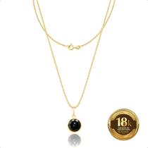Cordão Feminino Ouro 18k + Ponto De Luz