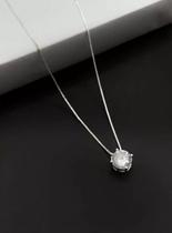Cordão Feminino Ponto de Luz - 100% Prata 950 Cordão Feminino Ponto de Luz - 100% Prata 950