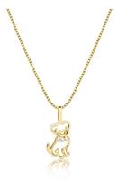 Cordão Feminino Veneziana Ouro 18k 50cm + Pingente Cachorro Cordão Feminino Veneziana Ouro 18k 50cm + Pingente Cachorro