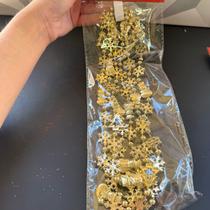 Cordão / festão de natal de enfeite para árvore de natal prata ou dourado 1,8 metro enfeites de arvore cordao festao Cordão / festão de natal de enfeite para árvore de natal prata ou dourado 1,8 metro enfeites de arvore cordao festao