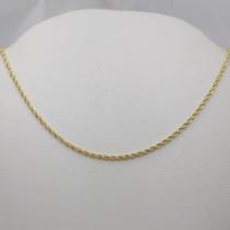 Cordão fio Baiano (Corda) Folheado a Ouro