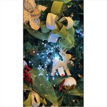 Cordão Fio de Fada 100 Led Fixo Bivolt 1M Branco Quente Cordão Fio de Fada 100 Led Fixo Bivolt 1M Branco Quente