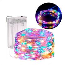 Cordão Fio De Fada 10m 100 Leds Luz Enfeite Decoração Natal