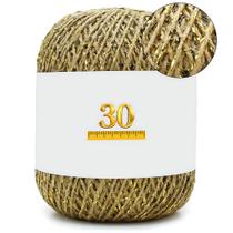 Cordão Fio De Juta Natural Dourado 2mm x 30 Metros