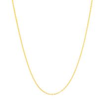 Cordão folheado a ouro fio cadeado batido 530308 Rommanel