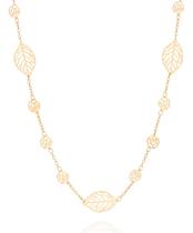 Cordão Formado Por Folhas E Rosas Vazadas, 531289