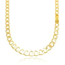 Cordão Grosso Masculino Grumet 70cm Fecho Gaveta Banhado a Ouro 18k