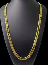 Cordão grumet 8mm - banhado a ouro 18k