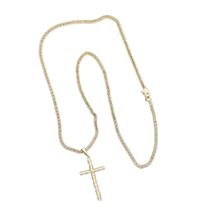 Cordão Grumet Duplo Fecho Gaveta Pingente Cruz Palito fina Cordão Grumet Duplo Fecho Gaveta Pingente Cruz Palito fina