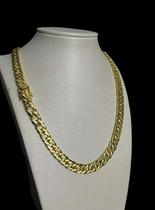 Cordão grumet feminino 10mm fecho mão orando banhado a ouro Cordão grumet feminino 10mm fecho mão orando banhado a ouro