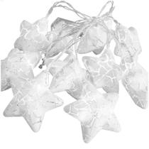 Cordão Iluminado Estrelas Luz Colorida 10 Leds Natal Decoração Cordão Iluminado Estrelas Luz Colorida 10 Leds Natal Decoração