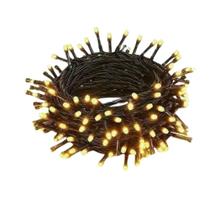 Cordão Led Natalino 300 Luzes Branco Quente 30m Bivolt Cordão Led Natalino 300 Luzes Branco Quente 30m Bivolt