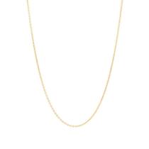 Cordão Longo Rommanel Banhado Ouro Fio Elo Cadeado 0,35 80cm 532193